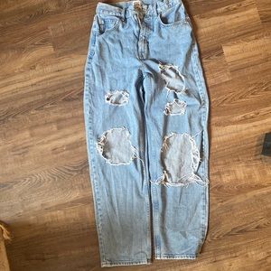 Brand new high rise baggy urban outfitters jeans